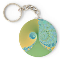 Spring Arrives - Fractal Art Keychains