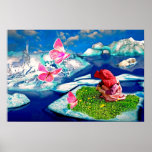 Spring at the north pole poster