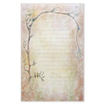 Spring Awakening - Beige Stationery Paper