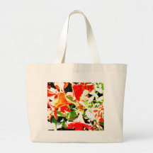 Spring Awakening Floral Collection Tote Bags
