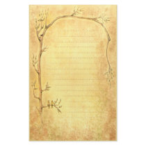 Spring Awakening - Golden Stationery Paper