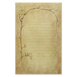 Spring Awakening - Tan stationery
