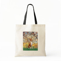 Spring - Basenji Tote Bags