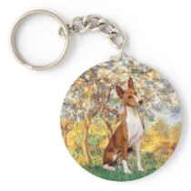 Spring - Basenji Key Chains