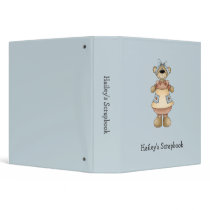 Spring Bears · Apricot Dress 3 Ring Binders