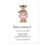 Spring Bears · Pink Dungarees Post Card