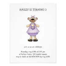 Spring Bears · Purple Pinafore Invites