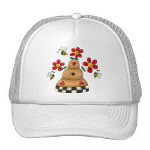 Spring Beehive Mesh Hat