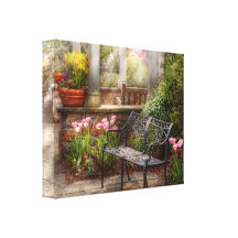 Spring - Bench - A place to retire Gallery Wrap Canvas