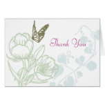 Spring Bliss (Peony) Wedding Thank You Greeting Cards