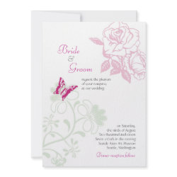 Spring Bliss (Roses) Invitation invitation