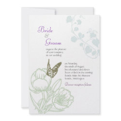 Spring Bliss (Vines) Invitation invitation