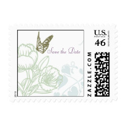 Spring Bliss (Vines) Save the Date Postage stamp