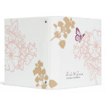 Spring Bliss (Zinnia) Wedding binders