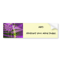 Spring Bloom, ART:Abstract your mind today. bumper stickers