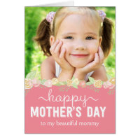 Spring Bloom Mothers Day Photo Card
