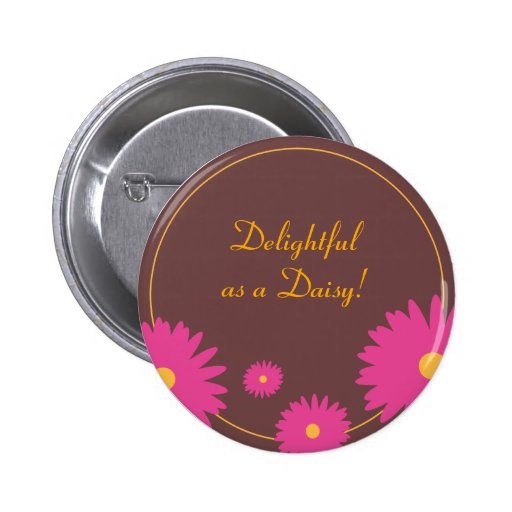 Spring Blooms Brown Button