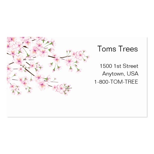 Spring Blossoms Business Cards