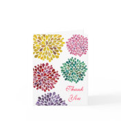 Spring Blossoms Wedding Thank You Note Card