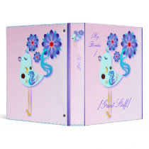 Spring Blue Bird Of Happiness Binder