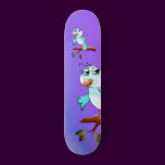 Spring Blue Bird Skateboard