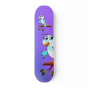 Spring Blue Bird Skateboard