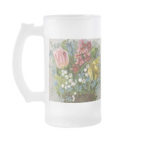 Spring Bouquet Frosted Mug