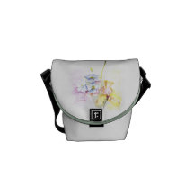 Spring Bouquet Messenger Bag