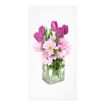 Spring Bouquet Photo Card Template