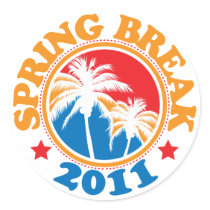 Spring Break 2011 stickers