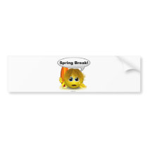 Spring Break bumper stickers by smileycentral Spring Break bumper stickers