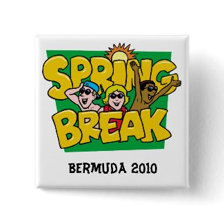 Spring Break Button button