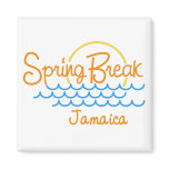 Spring Break Jamaica Fridge Magnets