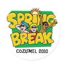 Spring Break Stickers stickers