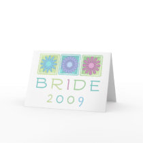 Spring Bride 2009 Greeting Card cards