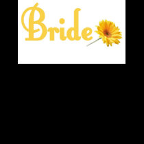 Spring Bride Ladies Spaghetti Top Yellow Flower t-shirts