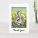 Spring bunny card