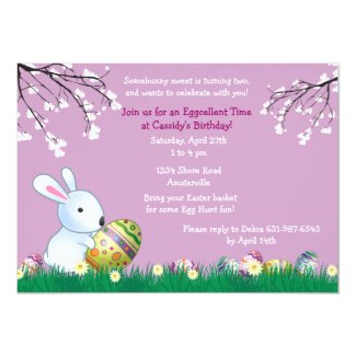 Spring Bunny Easter Card