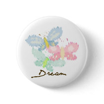 Spring Butterflies Dream buttons