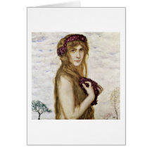 Spring By Franz Von Stuck Cards