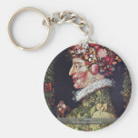 Spring By Giuseppe Arcimboldo Key Chain