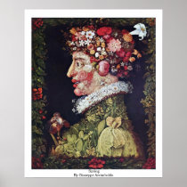 Spring By Giuseppe Arcimboldo posters