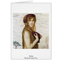 Spring By Stuck Franz Von Card