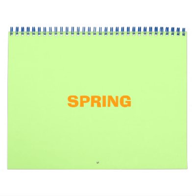 SPRING WALL CALENDAR by laingkadean786