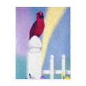 Spring Cardinal Postcard by bmthour Spring Cardinal Postcard