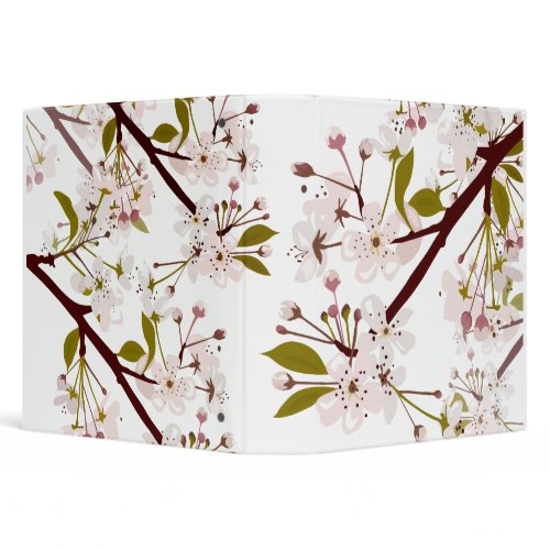 Spring Cherry Blossom 1.5 in Binder zazzle_binder