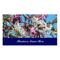 spring cherry blossom business cards