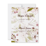 Spring Cherry Blossom Invitation 4.25x5.5