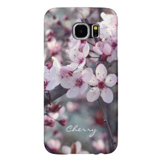 Spring Cherry Blossom Sakura Nature Floral Stylish Samsung Galaxy S6 Cases