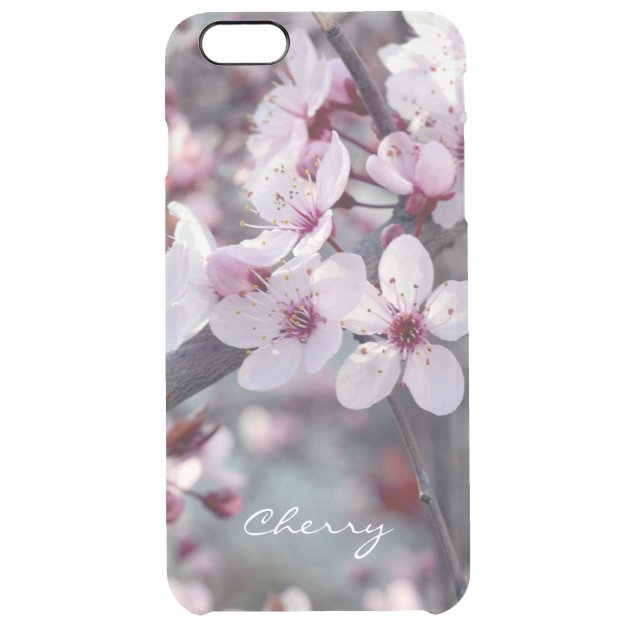 Spring Cherry Blossom Sakura Nature Floral Stylish Uncommon Clearlyâ„¢ Deflector iPhone 6 Plus Case-0
